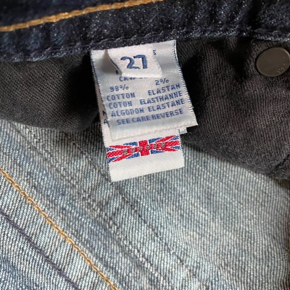 Hudson Denim Jeans Button Back Pocket Womens 27 107906 - Picture 4 of 7